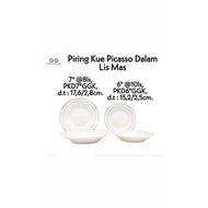 Picasso ceramic cake plate in lismas (6” / 7")