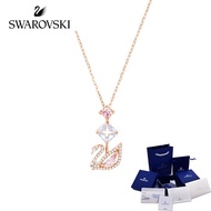 Swarovski Official Store DANCING SWAN Ladies Necklace Crystal Jewelry Chain Necklace Female Silver N