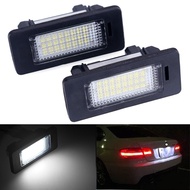 car license plate light for bmw 1 3 5 x error free series 3w 24 led white rear license sticker taillights direct replacement lamp plate number x5 x6 m3 e39 e60 e70 e71 e82 e90 e92