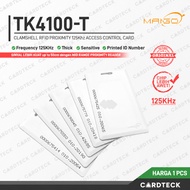 TK4100T RFID Proximity EM 125Khz ISO Clamshell Card TK4100 Chip