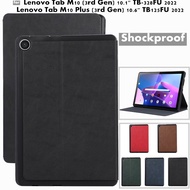 for Lenovo Tab M10 Plus M10Plus 3rd Gen 10.6 10.1 TB-125FU TB-328FU 2022 PU Leather Flip Stand Business Folio Cover Tablet Case