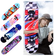 โรงงานขายตรง สเก็ตบอร์ด สเก็ตบอร์ด 4 ล้อ skateboard สเก็ต อร์ด สเก็ตบอร์ดแฟชั่น ลายสวย  เหมาะสำหรับเด็กอายุ 3 ปีขึ้นไป  (สเก็ตบอร์ด เริ่มต้น สเก็ตบอร์ดสำหรับเด็ก) รูปแบบส่งแบบสุ่ม