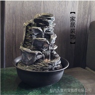 Feng Shui Ornaments Simple Living Room Ornaments Decorative Stone Molar Flowing Water Fountain Decorations Feng Shui Ball Office Feng Shui Wheel Housewarming Home Accessories Feng