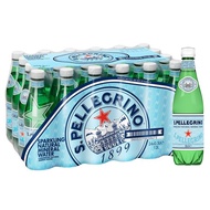 San Pellegrino Sparkling Natural Mineral Water, 500ml Plastic Bottle (Pack Of 24)