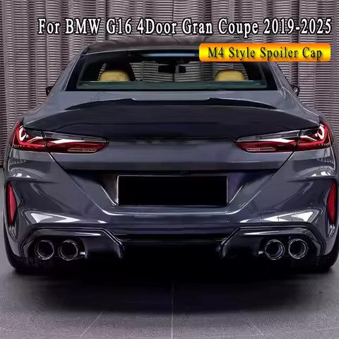 For BMW 8 Series G16 Gran Coupe 4Door 2019-2025 840i 840d M850i Car M4 Style Rear Trumk Boot Roof Li