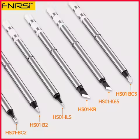 Soldering Iron Tips Replacement Heater Solder Head KR K65 B2 ILS BC3 BC2 for FNIRSI HS-01 /GVDA GD30
