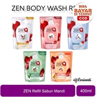 [400ML] ZEN Body Wash 450ml / 400 ML Sabun Cair Zen Refil 450ml /