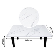 [คุ้มราคา!] แพ็กใหม่ใส่กล่อง โต๊ะญี่ปุ่น โต๊ะพับญี่ปุ่น 60*40cm ส่งเร็ว ไม่เสียหาย 4 สี ไม้หนา 15มม ปิดผิวกันน้ำ ขาพับพลาสติก (New) folding table โต๊ะญี่ปุ่น มีของพร้อมส่ง!!