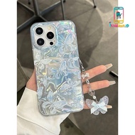 GANTUNGAN SS910 CUTE MOTIF SILICONE CASE BUTTERFLY HANGER STRAP FOR REALME 5 5i 6 7 8 9 9i 10 11 13 