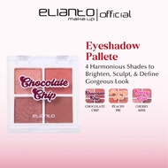 Elianto Eyeshadow Palette – Chocolate Chip, Cherry Kiss, Peachy Pie | Trendy & Pigmented Colors