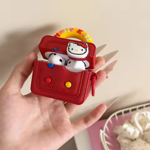 For Airpods 1 2 3 4 Pro Pro 2 Bag Kitty Silicone Earphone Case Accessories Cover