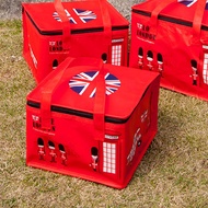 [Caiting Life Store] British Style 6 Inch/8 Inch/10 Inch Thermal Bag Portable Cooler Refrigerated Ca
