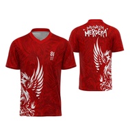 Jersey T-Shirt August 17, 2026 Indonesian Independence Day Jersey/ 81 Fullprint Art-90