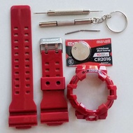 GA700 Strap & Bezel Replacement GA700 GA 700 GA710 GLOSSY RED Watch Strap