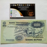 KUYYY Uang Kuno Diponegoro 1000 Rupiah IDR Indonesia Tahun 1975