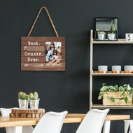 FONDCANYON Best Cousin Ever Picture Photo Frame, Best Cousin Ever Cousins Present Picture Frame, Bes