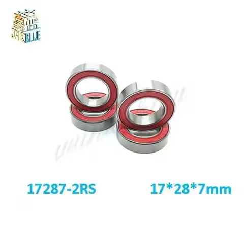 10-2PCS 17287-2RS Bike Bottom Bracket Bearings 17x28x7mm MR17287 2RS Sealed Cycling Wheel Fitment Re