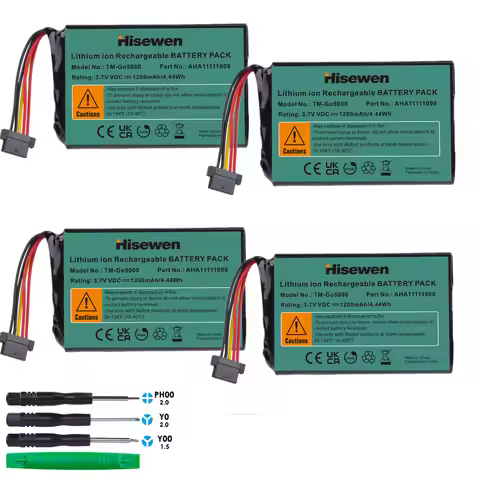 VFAD Battery for Tomtom Go5000 Go5100 GO6100 4FL60 4FL50 Go 6000 Pro 5250 PRO Truck 5250 AHA11111008