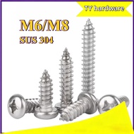 【DTY-G1】Phillips Pan Head Self Tapping Screw /Screw Plastic Wood | Skru Besi| SUS 304 Stainless Stee