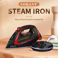 Electric Steam Iron with Ceramic Soleplate 2200-Watt Handheld Ironing hine