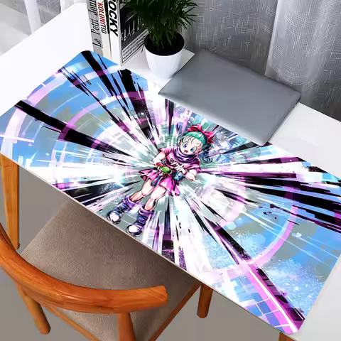 DBZ Dragon Ball Bulma Mouse Pad Gamers Decoracion Gamer Desk Mat Mousepad XXL Gaming Accessories Var