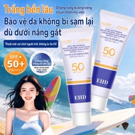 EHD Sunscreen SPF50 PA+++ 3 in 1 Moisturizing Sunscreen Foundation with Perilla Seed Extract for Opt
