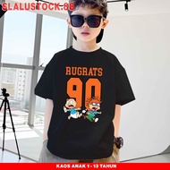 Rugrats 90 Jersey Motif Children's T-Shirt - VIral Jersey Distro Shirt for Children Aged 1-12 Years