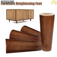 GESH1VX65 8/10/12/15/20cm Furniture Legs, Solid Wood Universal Sofa Legs, Conical with Iron Sheet Fu