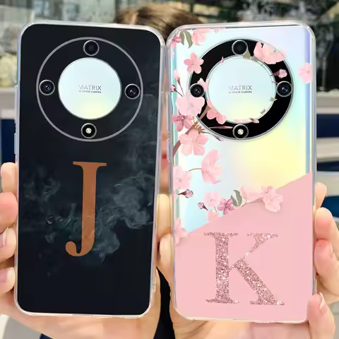 For Honor Magic5 Lite Case Honor X9a RMO-NX1 New Letters Cover Soft Silicone Phone Case For Honor X9