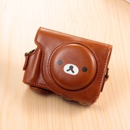 Suitable for Canon G7X G7X2 G7X3 Mark II Camera Bag G10 G12 G16 G9X Protective Case Leather Case