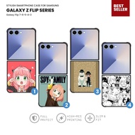 Case Casing Hybrid Softcase Hardcase Samsung Galaxy Z Flip 7 6 5 4 3 Anya Spy x Family YJL0009