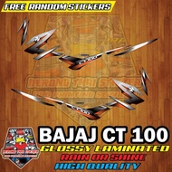 Kawasaki Bajaj CT 100 Stock Decals