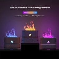 Room Home H2O Ultrasonic Fire Flame Aroma Diffuser Atomizer Mini Little Small Usb Desk Air Purifier 