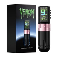 DM Venom 2.4-4.2 มม.ไร้สายหมุนสักชุด 2300mAh แบตเตอรี่ OLED สีเหมาะสําหรับศิลปินสัก