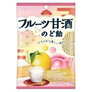 +東瀛go+ SENJAKU 扇雀飴 水果甘酒風味糖 50g 硬糖 桃子&柚子甘酒 喉糖 水果糖 日本原裝 日本進口