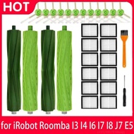 ผ้าม็อบกรองสำหรับ IRobot Roomba J7 E5 E6 E7 I4 I3 I3 I4 J7 I8เครื่องดูดฝุ่นแปรงด้านข้างหลัก Parts6888อะไหล่