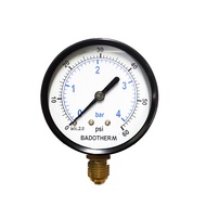 Badotherm Pressure Gauge, 60 psi