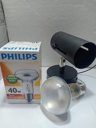 LAMPU PENGHANGAT PHILIPS SPOT NR63 40 WATT + FITTING SOROT / PAKET PHILIPS SPOT 40 WATT + FITTING SO