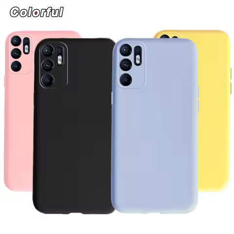 For OPPO Reno 6 4G CPH2235 Case Plain Sample Back Cover For Reno 6 Pro Plus Reno6 Pro 5G Snapdragon 