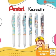 Pentel Energel Gel Pen BLN75 Size 0.5 MM Kawaii Limited Edition Design