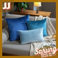 PREMIUM PLAIN VELVET SOFA CUSHION COVER 40X40 50X50/ 50X30 CM/