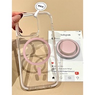 ins Minimalist Style Jelly Color Magnetic Bracket Suitable For iPhone 16 15 14 13 Pro Max i15 i16 16
