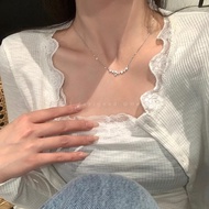 KoKo tree branch platinum necklace, women's necklace with stone VC010