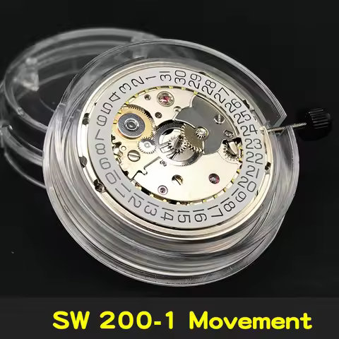 Original SW Movt SW200-1 Mechanical Movement 26 Jewels Mechanism Clone ETA2824 Date Calendar Winding
