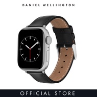 Daniel Wellington Smart Watch Leather Strap Sheffield Silver - DW Strap for Apple Watch