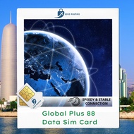 【Global 88】Global Plus 88 Countries & Regions Travel Data Sim Card l GoGo Roaming Travel Sim Card