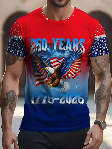 Custom USA Patriotic Inspired T-shirt Men Women God Bless The USA American Flag Print 4th Of July St