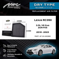 Lexus RC350 3.5L V6 Gas 2GR-FKS 2018-2023 33-2452MX Max Racing Exhaust Performance Drop-in Dry Type 