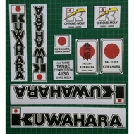 BMX Kuwahara Decal Transparent Sticker For BMX Size 20"