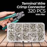 320 PCS CableSkun + Crimp Connector Kit Pliers